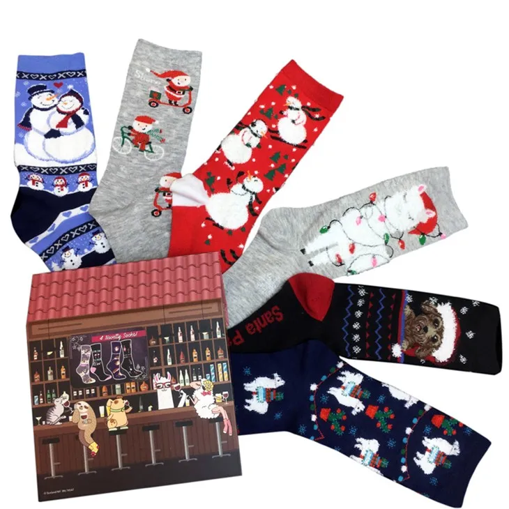 مضحکہ خیز کرسمس جرابوں خواتین